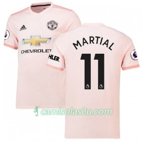 Camisolas de Futebol Manchester United Anthony Martial 11 Equipamento Alternativa 2018/19 Manga Curta